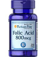 חומצה פולית 800 מק"ג (Folic Acid)
