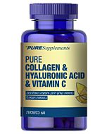 קולגן הידרוליטי וחומצה היאלורונית בתוספת ויטמין C