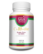 ויטמין C+ויטמין D3 בתוספת אבץ ויטמין C+ויטמין D3 בתוספת אבץ