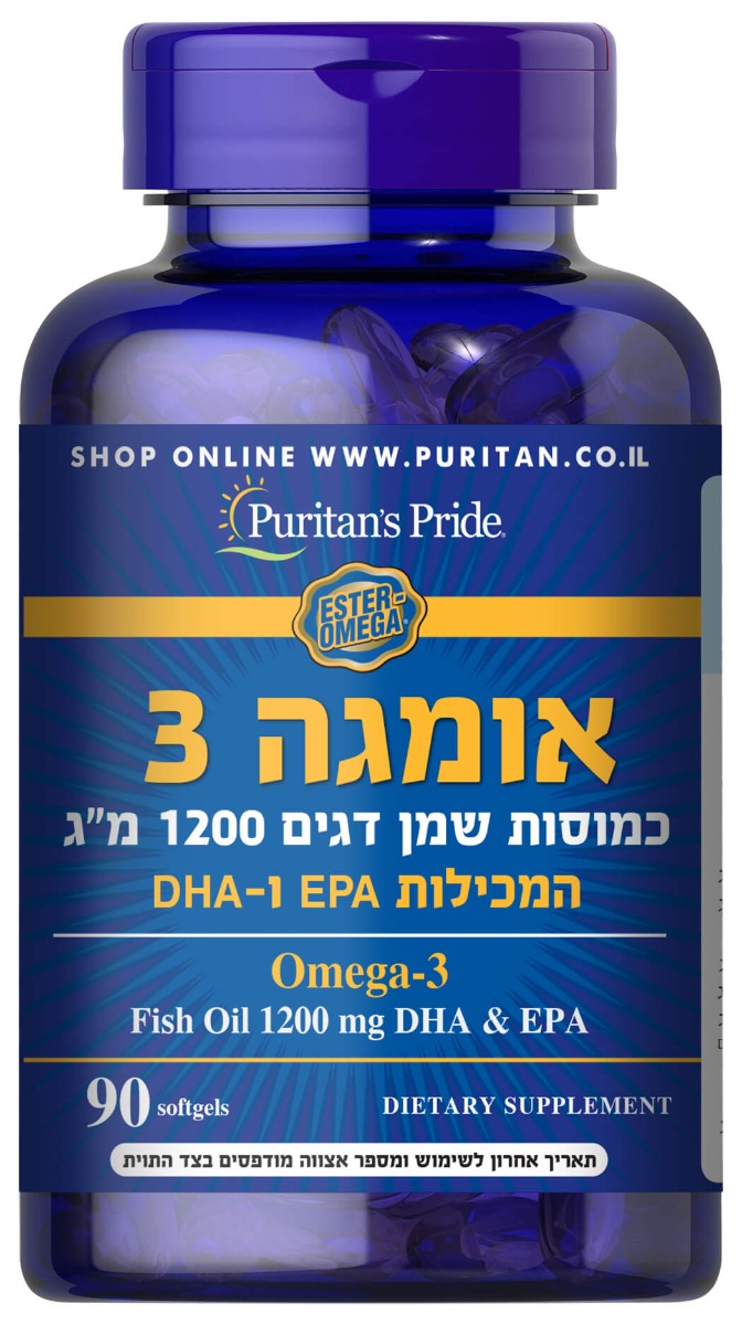 שמן דגים אומגה 3 (600) - 1200 מ
